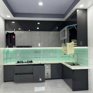 Tủ Bếp Nhựa Cánh Arcylic 2