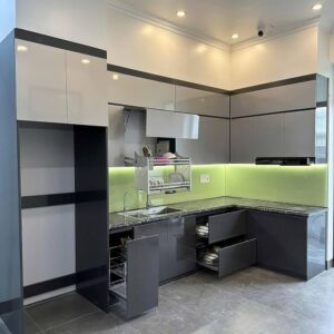 Tủ Bếp Nhựa Cánh Arcylic 9